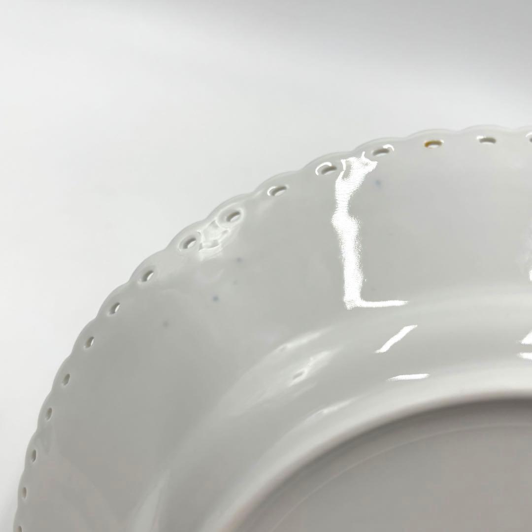 ロイヤルコペンハーゲン ブルーフルーテッド フルレース プレート 19.5cm