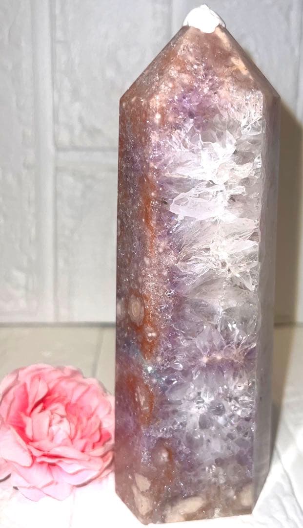 ⑭ピンクアメジスト♥️タワー♥️桜瑪瑙♥️花瑪瑙♥️チェリーブロッサム♥️フラワーアゲート