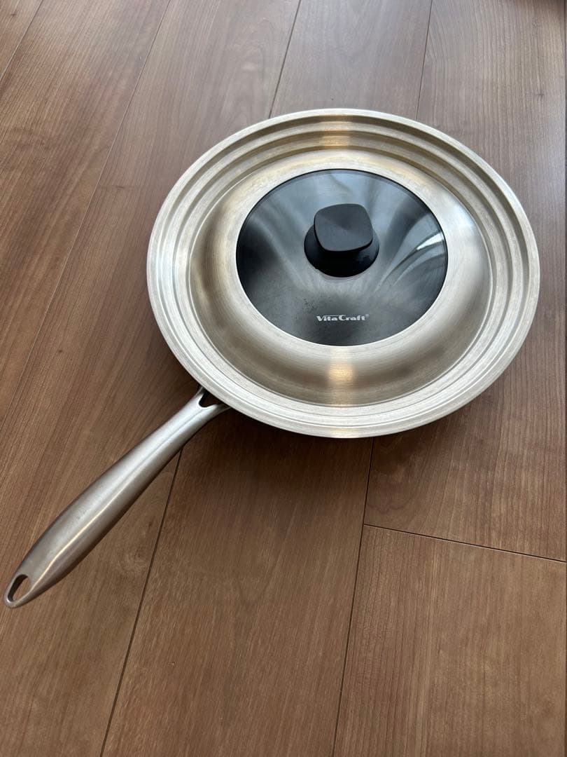 VitaCraft スーパー鉄 フライパン26cm フライパンカバーL