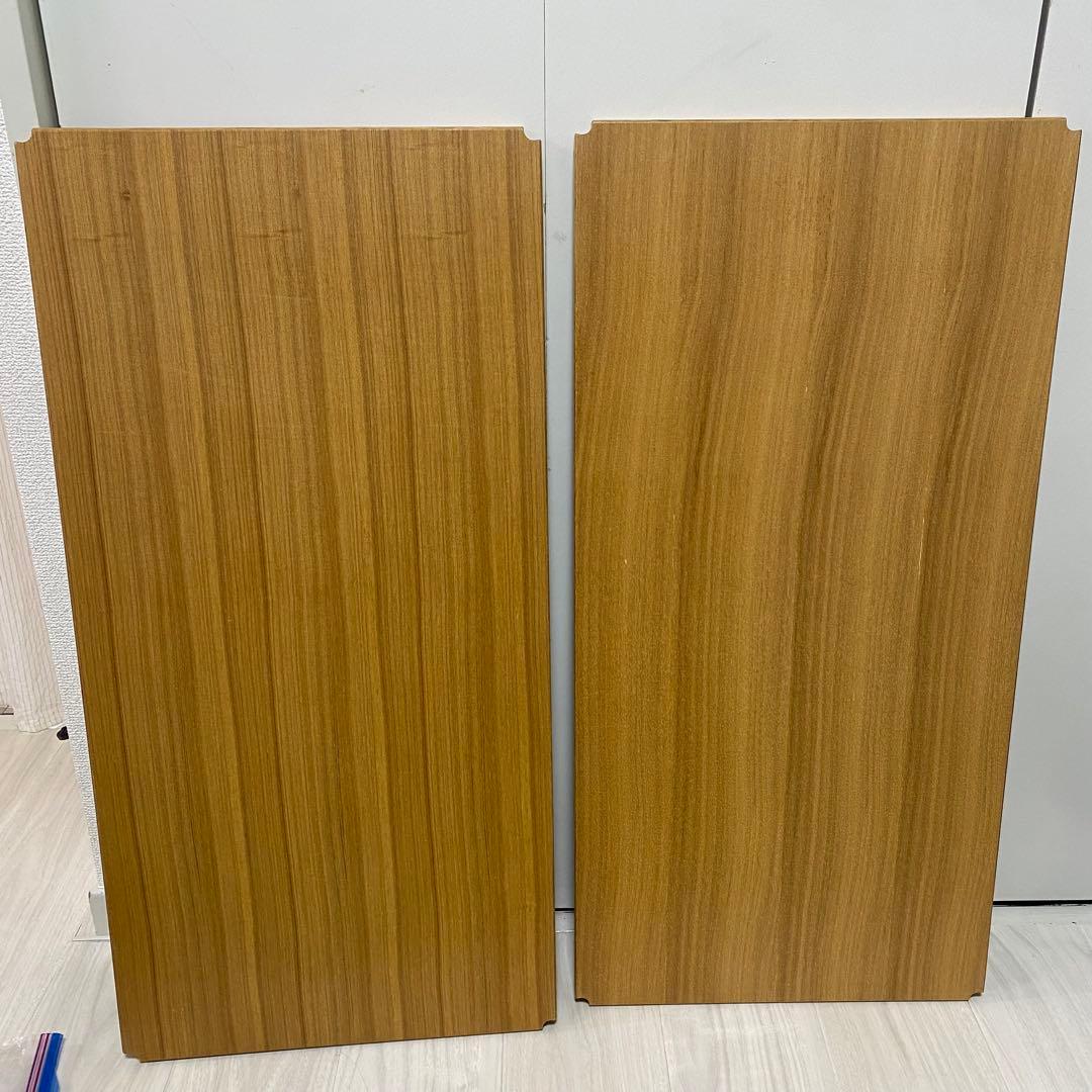 ②5枚セット　無印良品　ステンレスユニットシェルフ　追加棚板