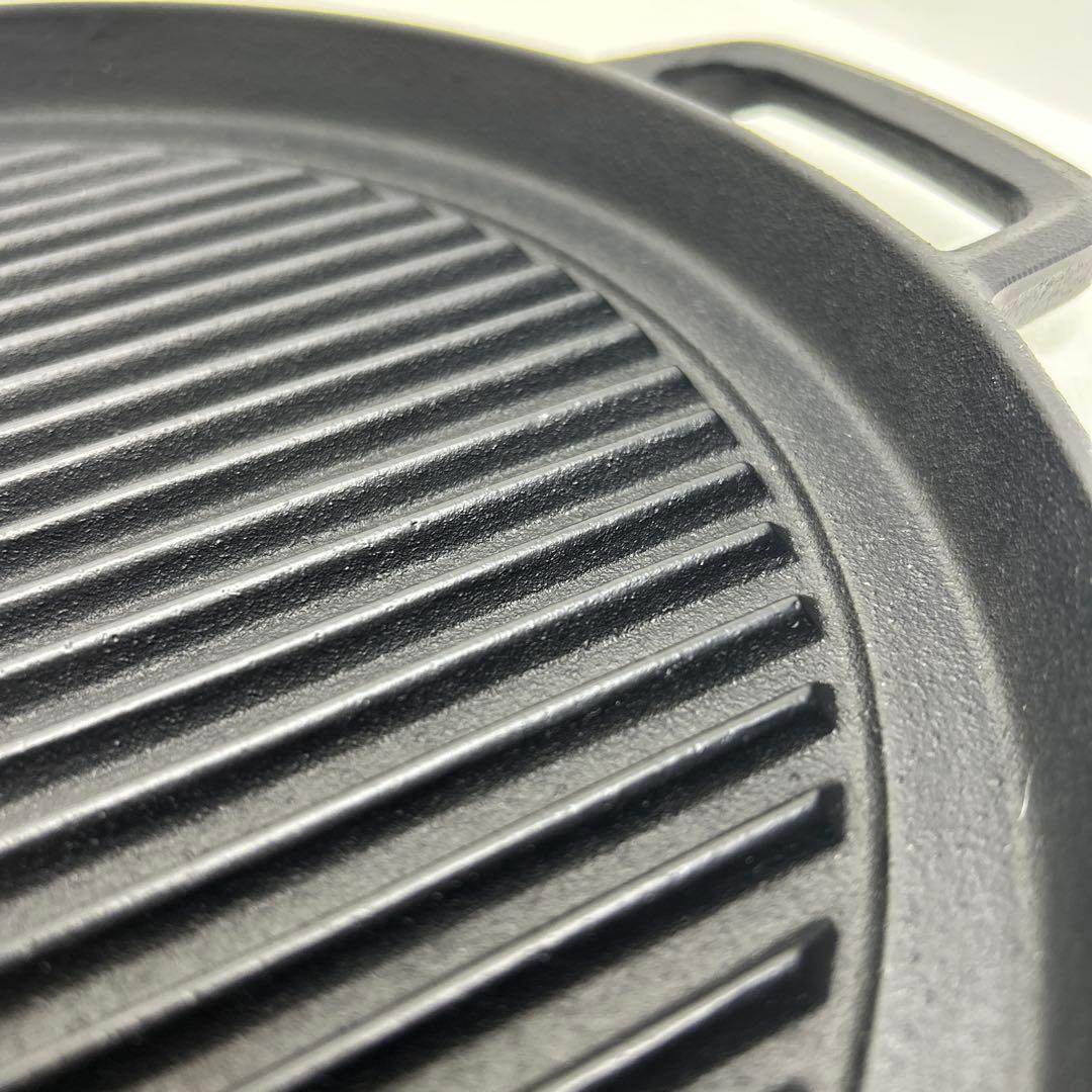 未使用　岩鋳　iwachu グリル　プレート　パン　南部鉄器　29cm 鉄板