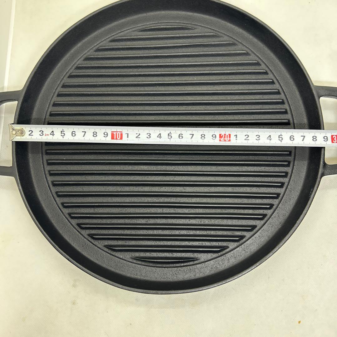 未使用　岩鋳　iwachu グリル　プレート　パン　南部鉄器　29cm 鉄板