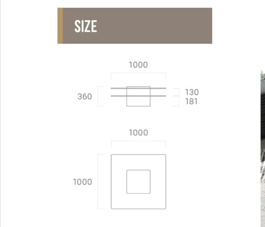 ARMONIA アルモニア　ローテーブル　正方形 ブラウン木目調