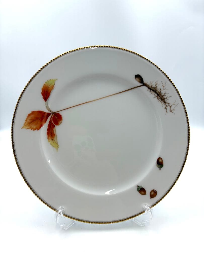 未使用保管品　大倉陶園　百木春夫　団栗のバラード　プレート　絵替りセット　箱付