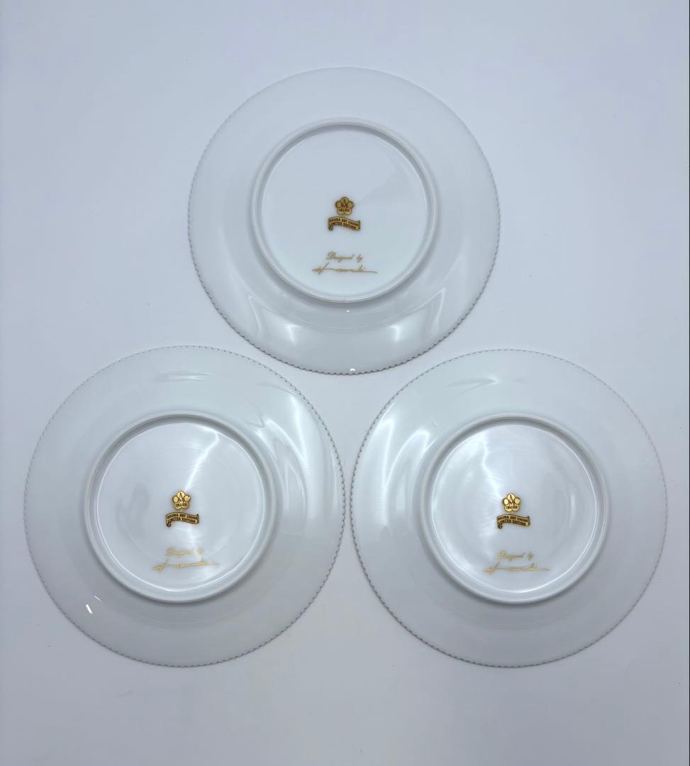 未使用保管品　大倉陶園　百木春夫　団栗のバラード　プレート　絵替りセット　箱付