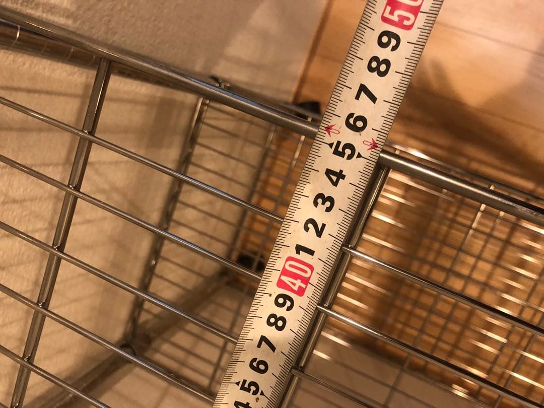 お値引終了‼️‼️⑤5段スチールラック シルバー 約180cm