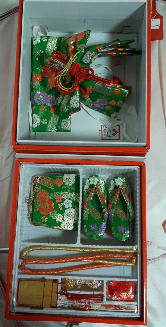 七五三 女の子３歳　着物、帯、小物一式　フルセット