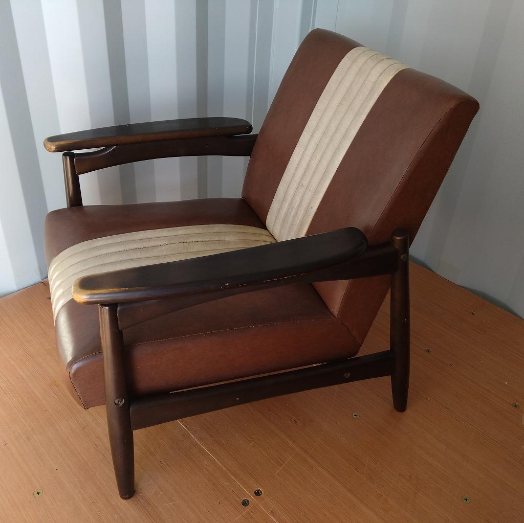 レトロモダン　１人掛けソファ　B