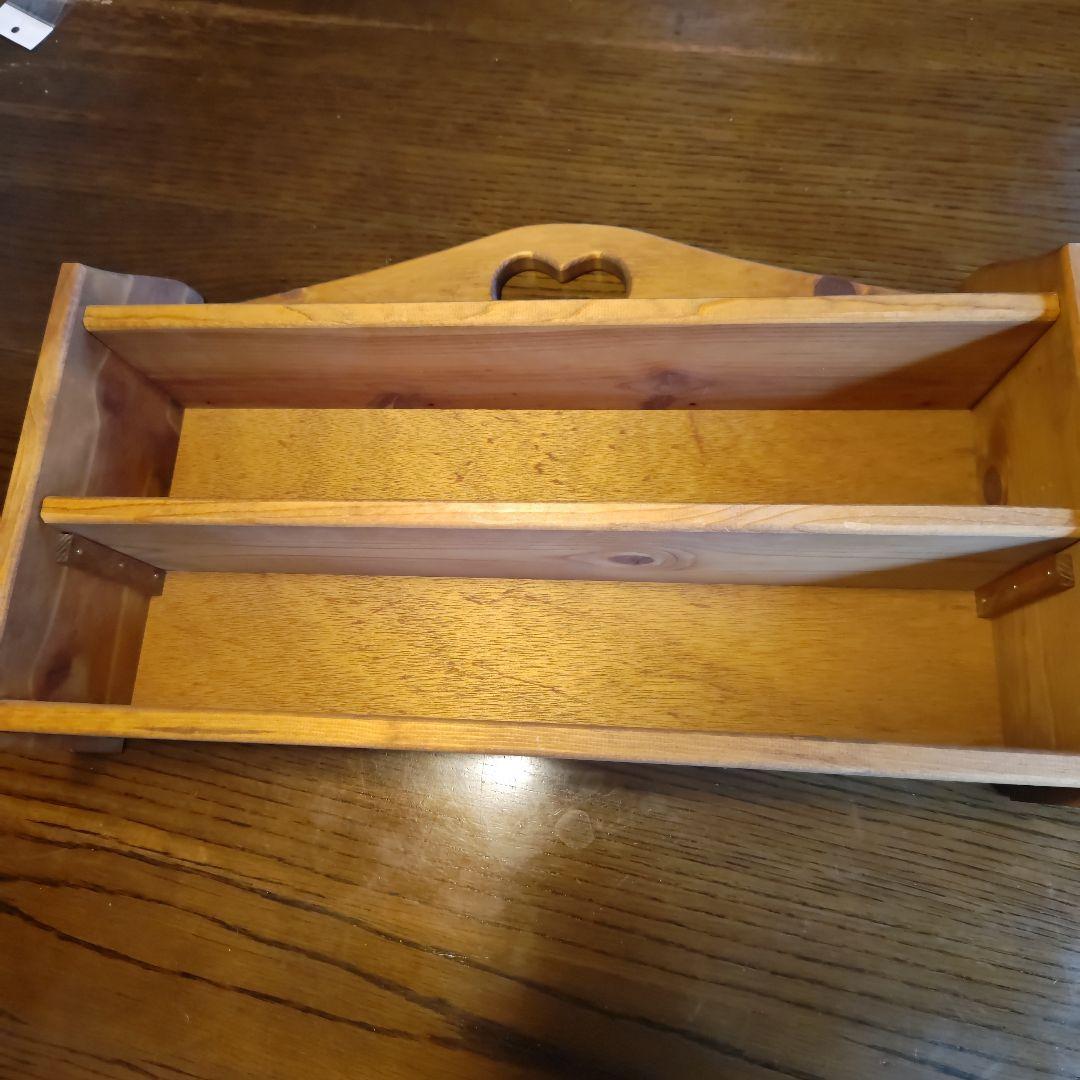 片付けの為値下げ♥カントリー家具雑貨　アンファンシェルフ棚コーハウス木製ハート型