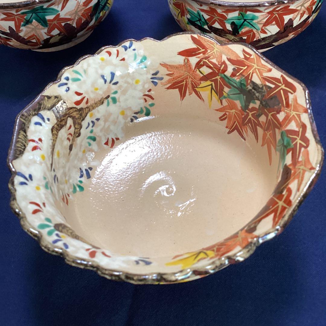 京焼乾山写雲錦向付10客　　新品未使用