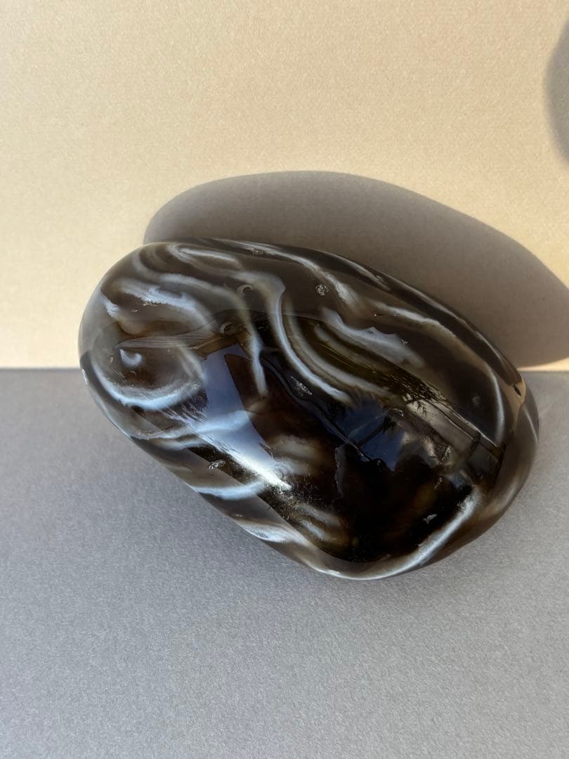 命根石　パワーストーン　瑪瑙 握りお守り(3)