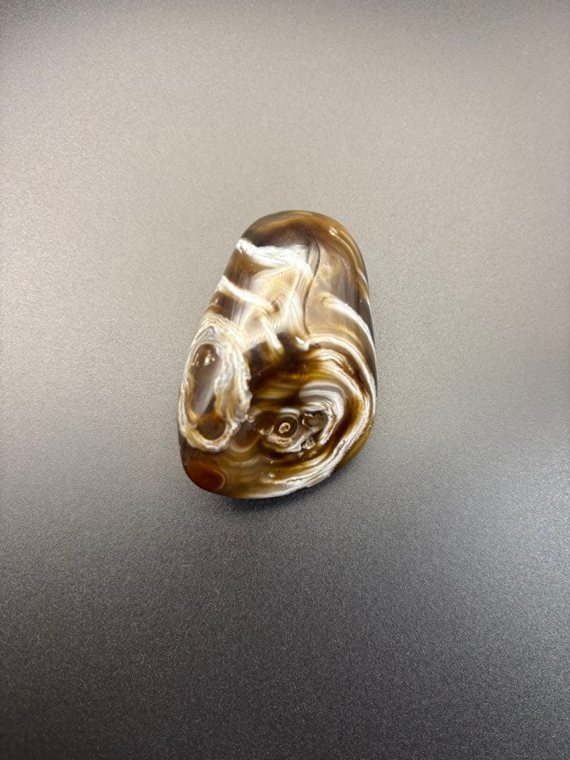 命根石　パワーストーン　瑪瑙 握りお守り(3)