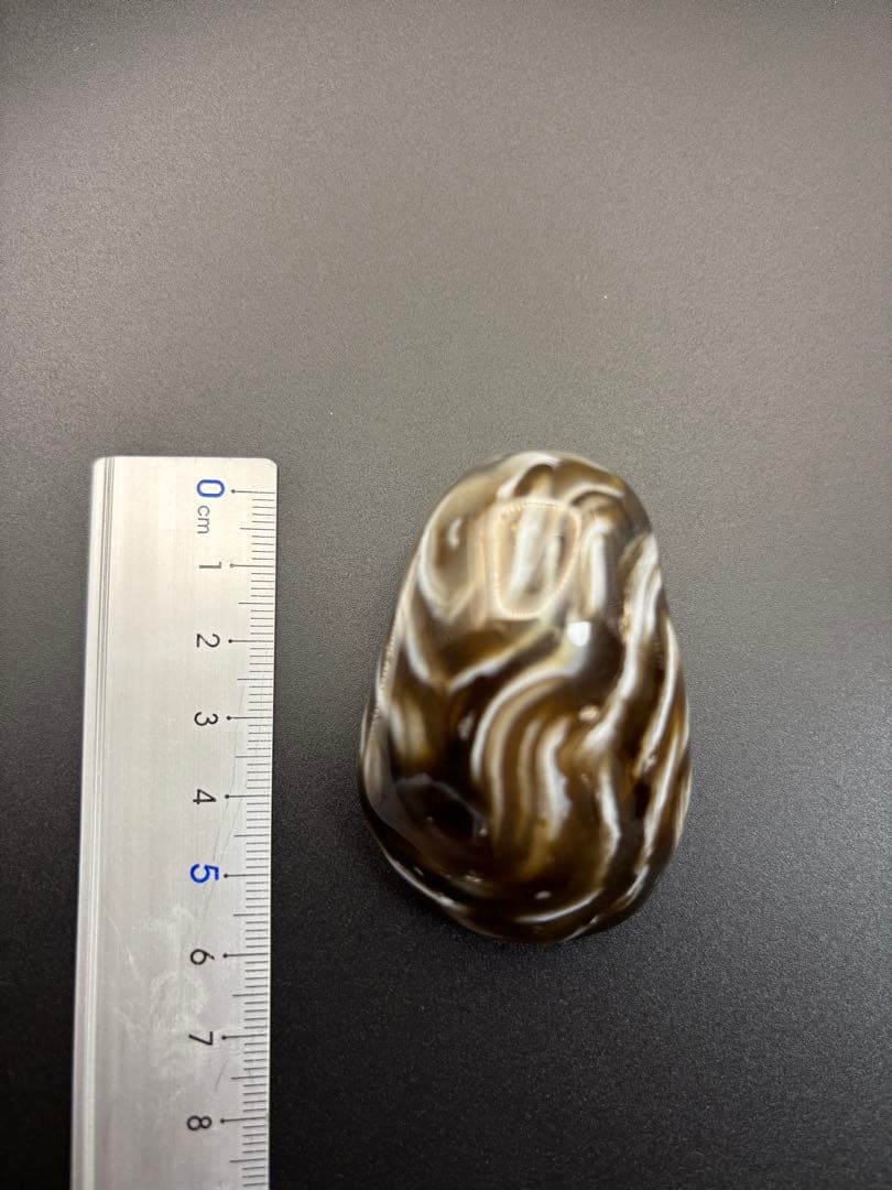 命根石　パワーストーン　瑪瑙 握りお守り(3)