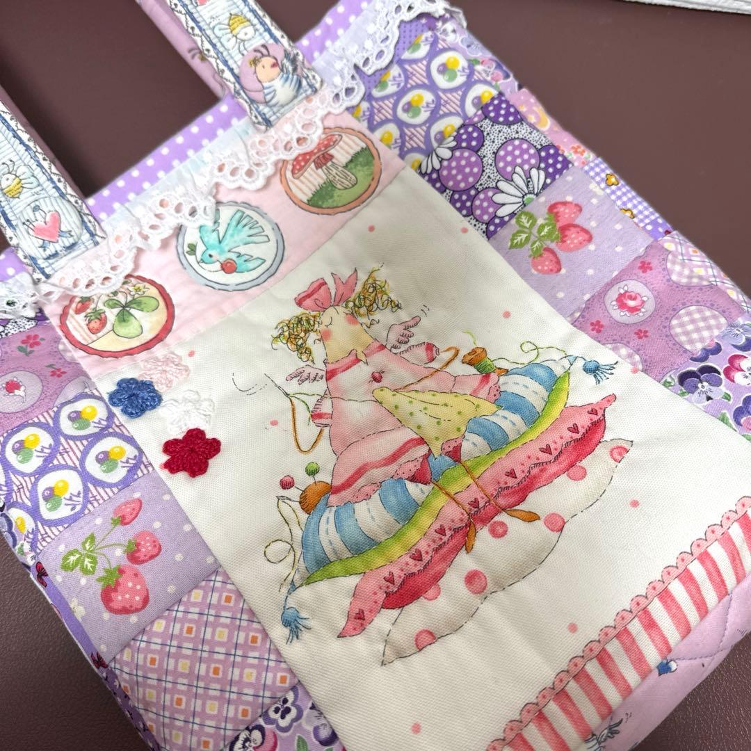 葉月様・パッチワークトートバッグ・バニティポーチ