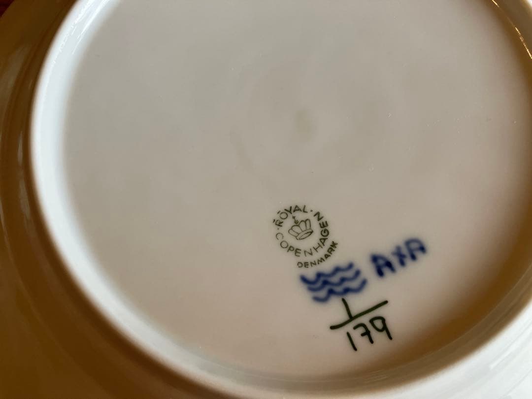 ロイヤルコペンハーゲン　ブルーフルーテッド　19デザートプレート×3