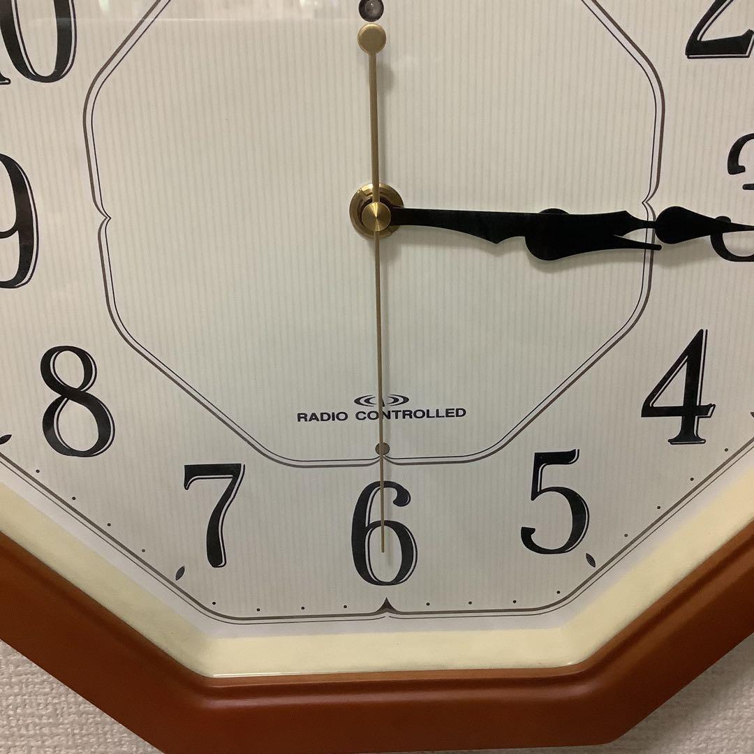 6629⑩【CITIZEN シチズン 八角形電波時計 掛け時計】 - メルカリ