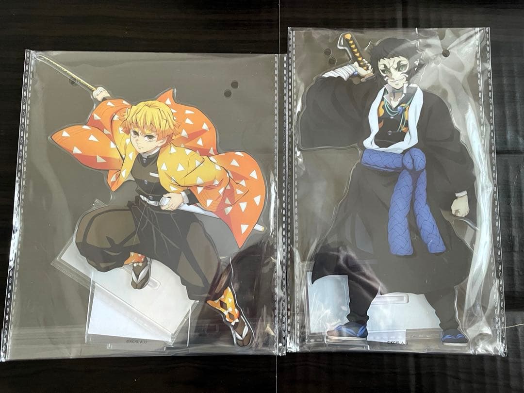 鬼滅の刃 無限城 ビッグアクリルスタンド アニプレックス くじ 善逸 獪