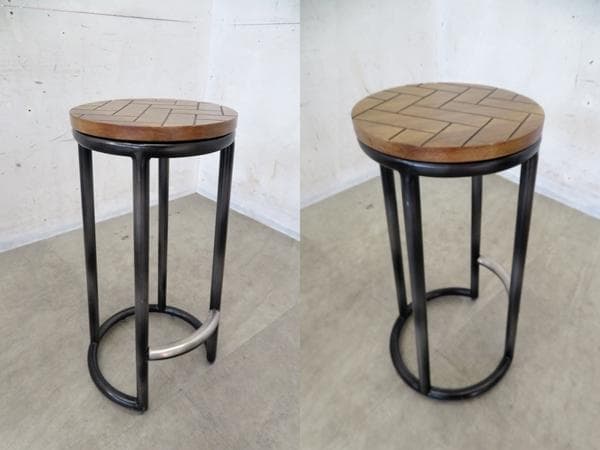 美品■アスプルンド■ボールトン■バースツール■ハイスツール■ヘリンボーン■2点