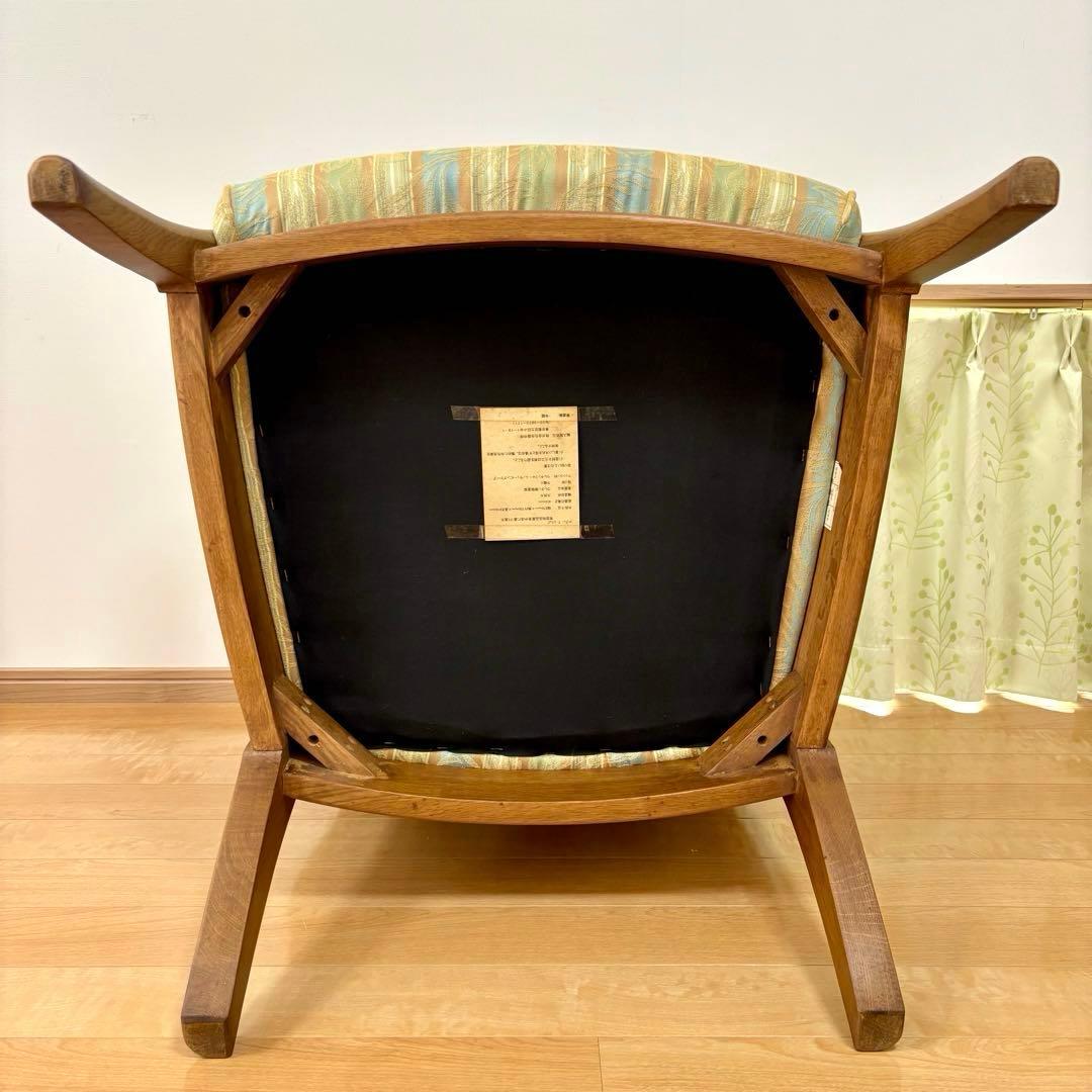 【美品】HIKARI 光製作所 アンティーク アームチェア 1人掛けソファ