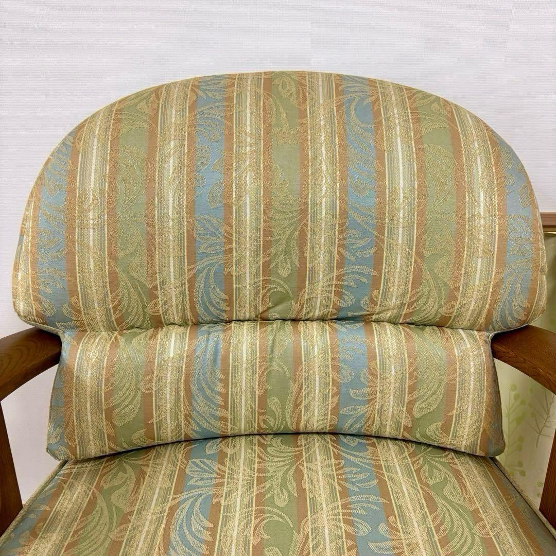 【美品】HIKARI 光製作所 アンティーク アームチェア 1人掛けソファ