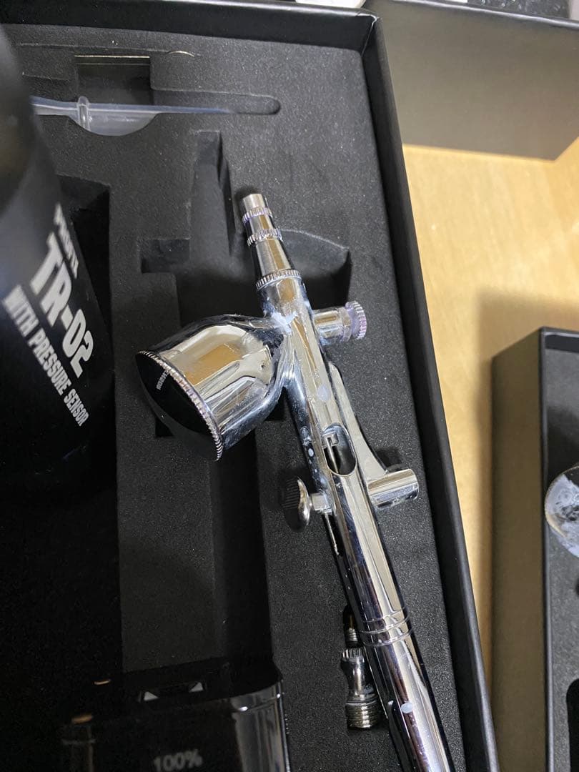 自作 塗装ブース エアブラシ RAYWOOD ジャンク 塗料