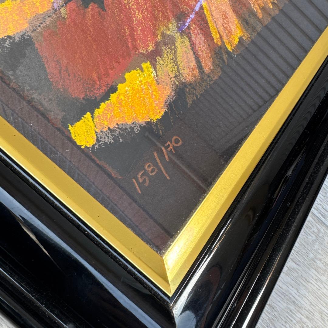 シルクスクリーン ミクスドメディア セリグラフ 全ての花 絵 - メルカリ