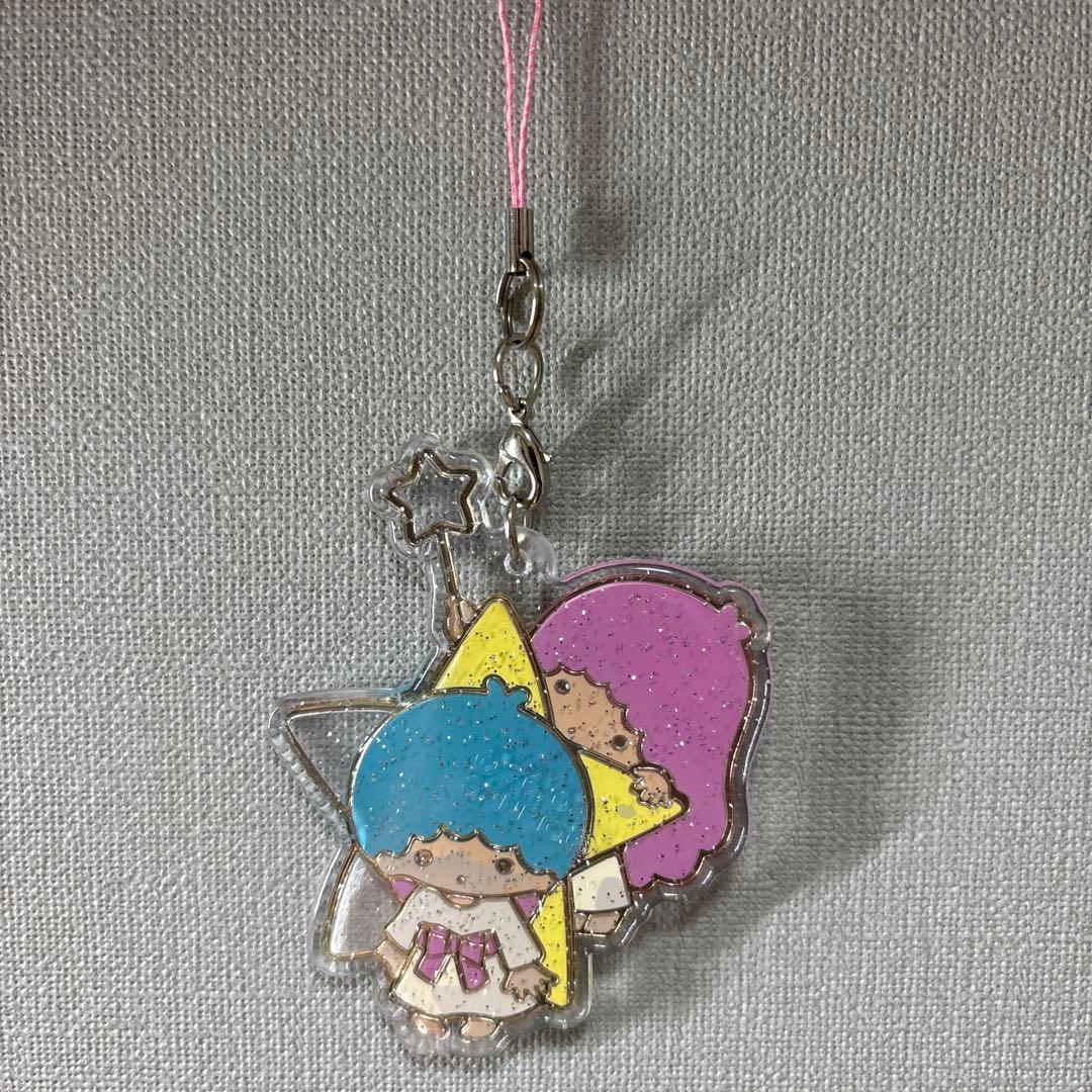 サンリオ キキララ リトルツインスターズ ストラップ キーホルダー