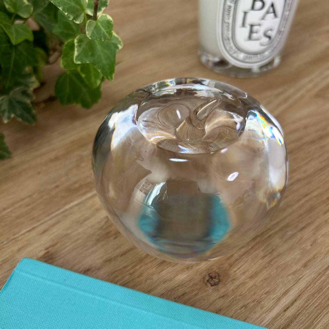 ティファニー クリスタルアップル ペーパーウェイト りんご インテリア