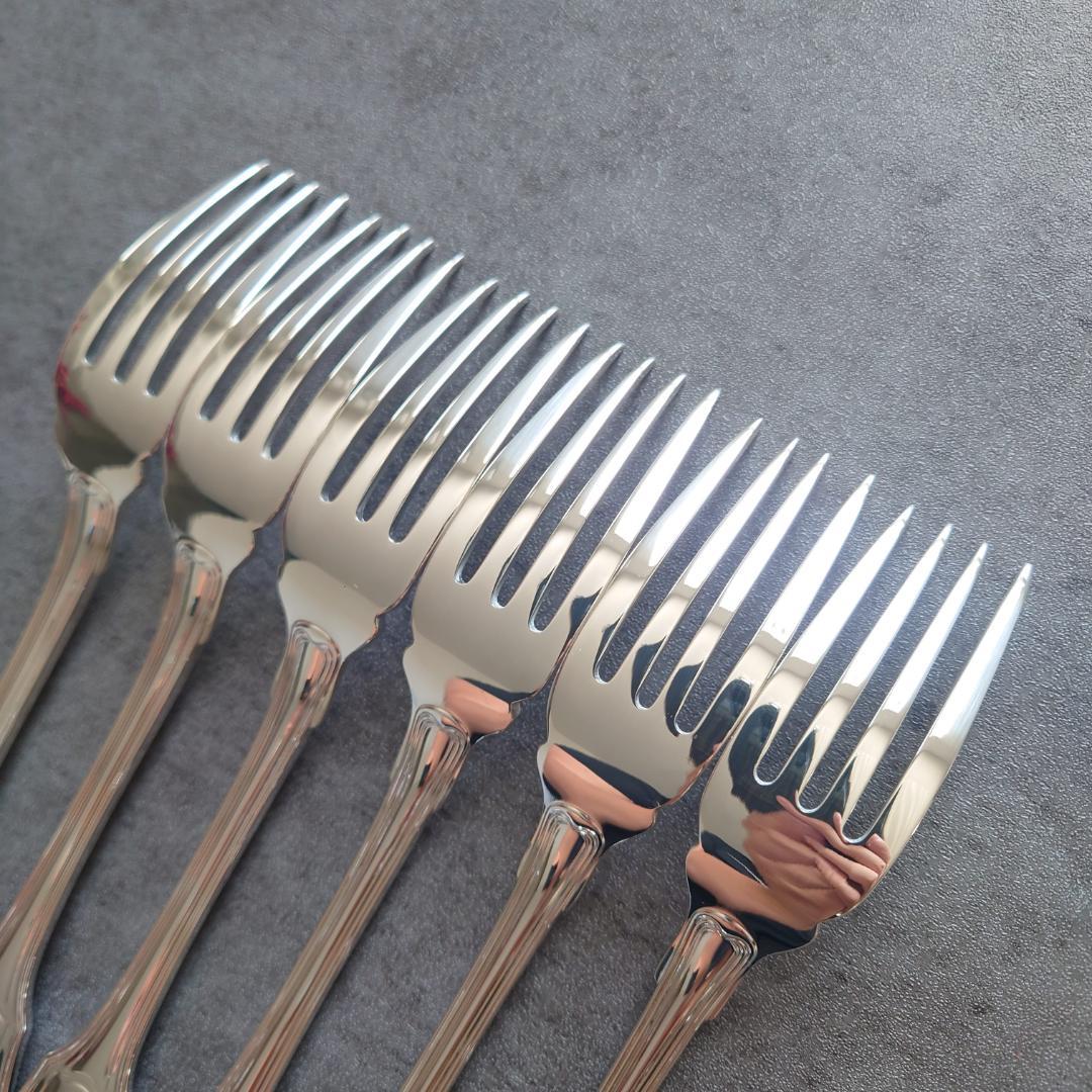 希少 極美品 クリストフル ポートロイヤル フィッシュフォーク 6点