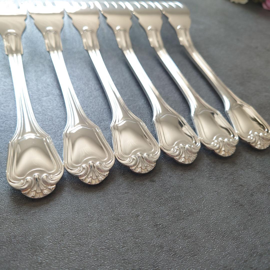 希少 極美品 クリストフル ポートロイヤル フィッシュフォーク 6点