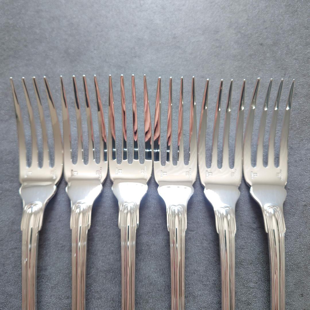 希少 極美品 クリストフル ポートロイヤル フィッシュフォーク 6点
