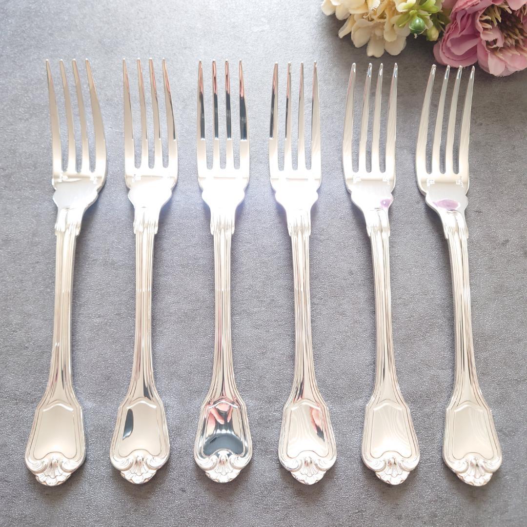 希少 極美品 クリストフル ポートロイヤル フィッシュフォーク 6点