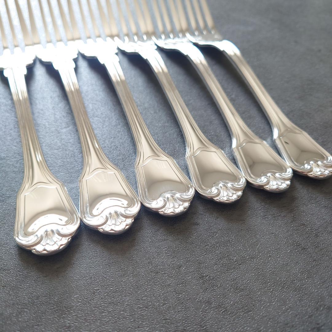 希少 極美品 クリストフル ポートロイヤル フィッシュフォーク 6点