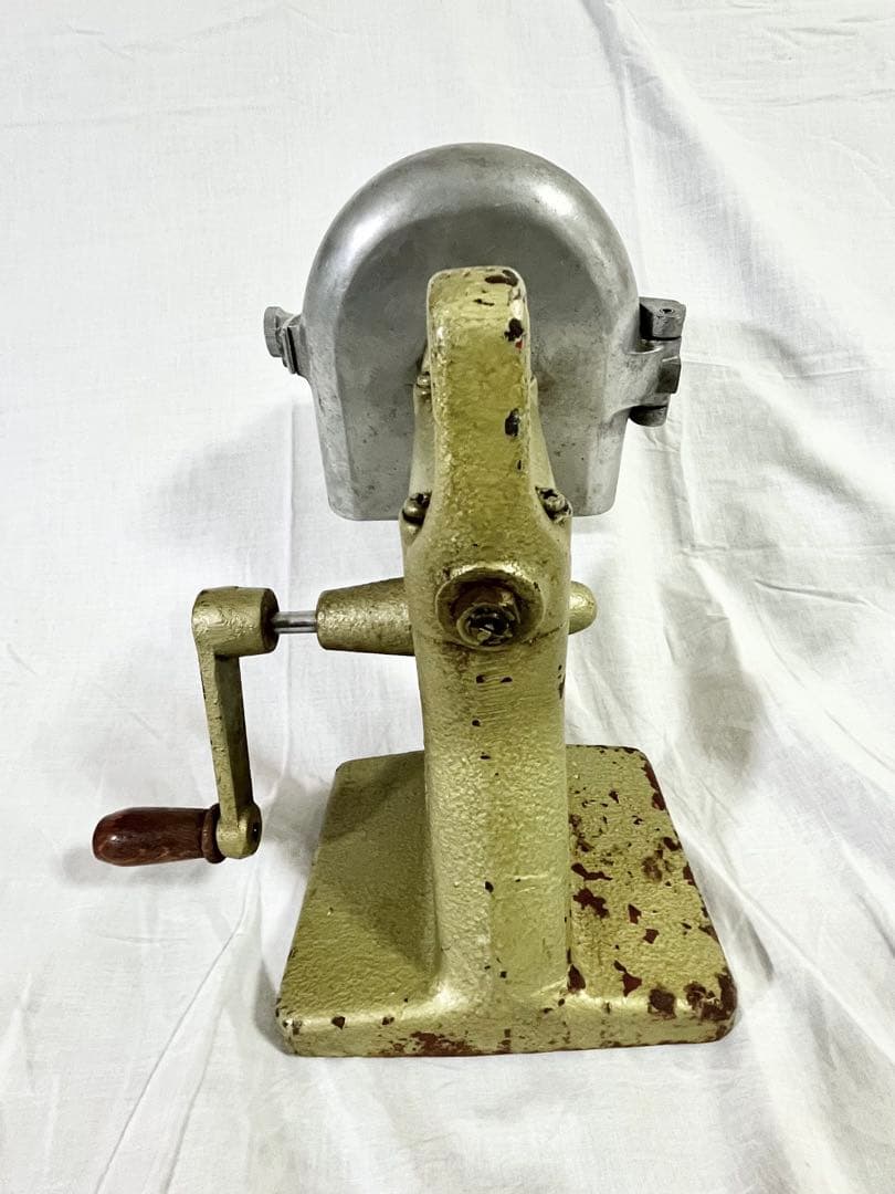 【レトロ】 手動ネギカッター 手廻ヤクミ切器　フヂイ麵機製作所