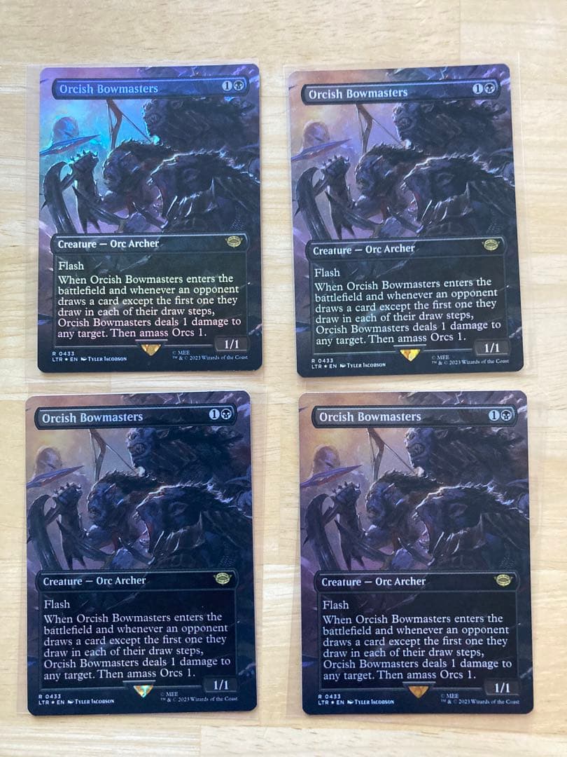 オークの弓使い4枚セット英語