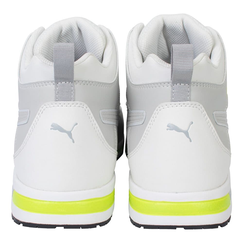 プーマ安全靴#63.213 26.0cmスイッチバックホワイトディスクミッド