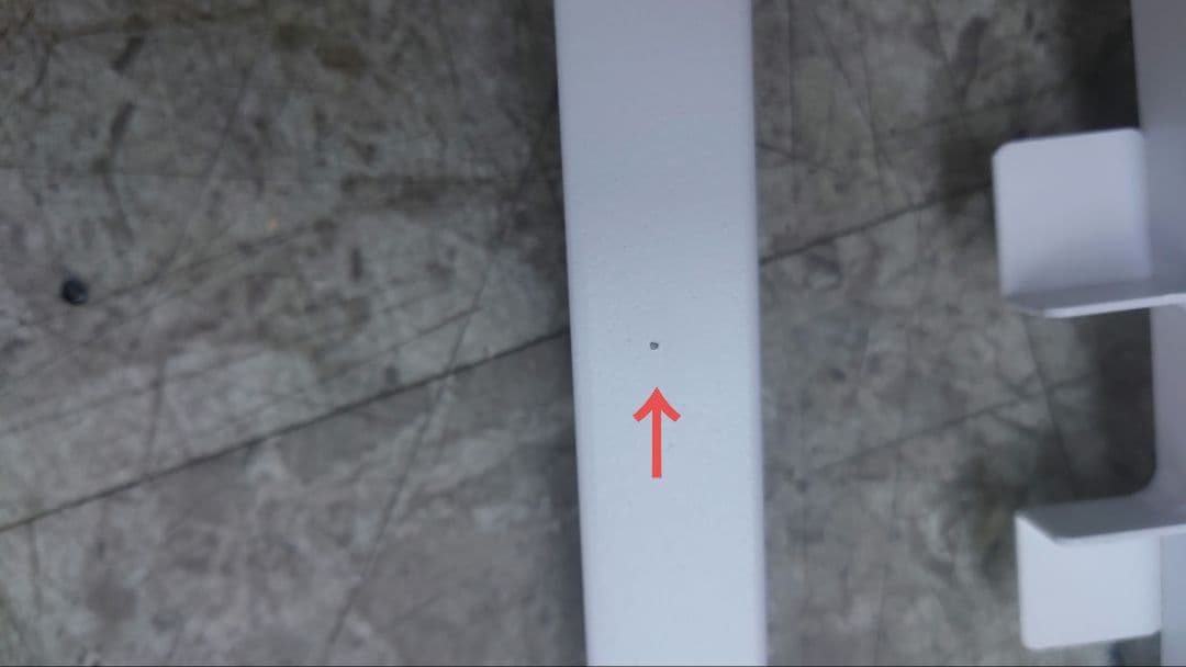 パイプシングルベッドフレーム　WH色