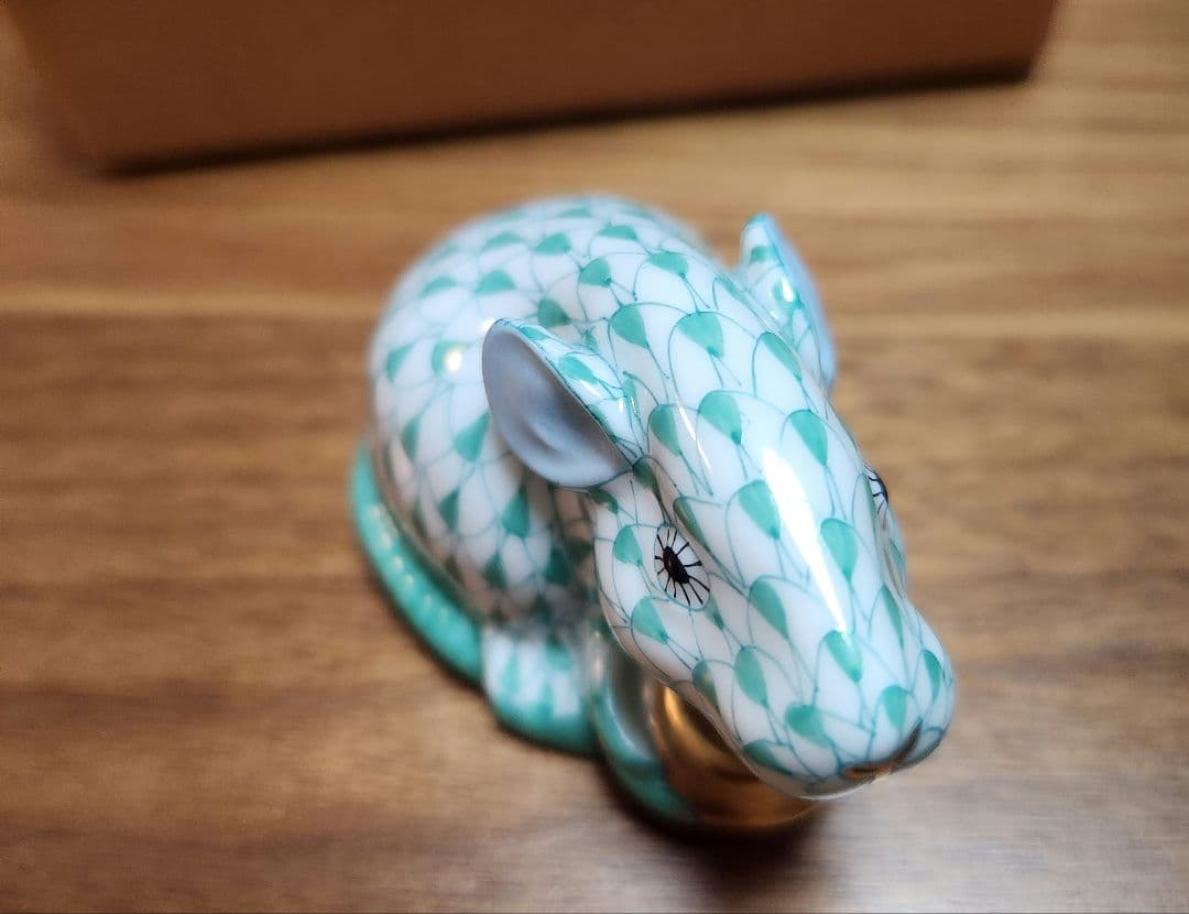 ヘレンド　干支（子）置物