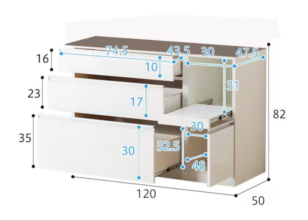 ニトリ食器棚 幅約120cm