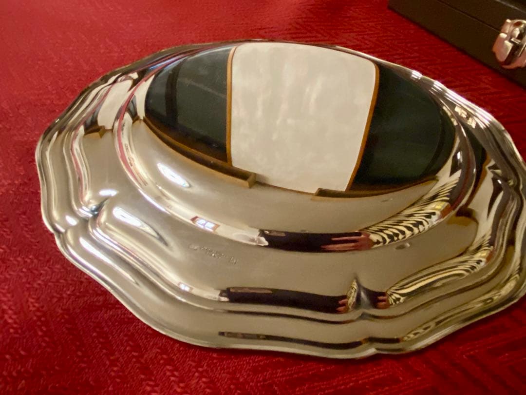 ☆超レアアイテム☆】クリストフル 花リムプレート - メルカリ