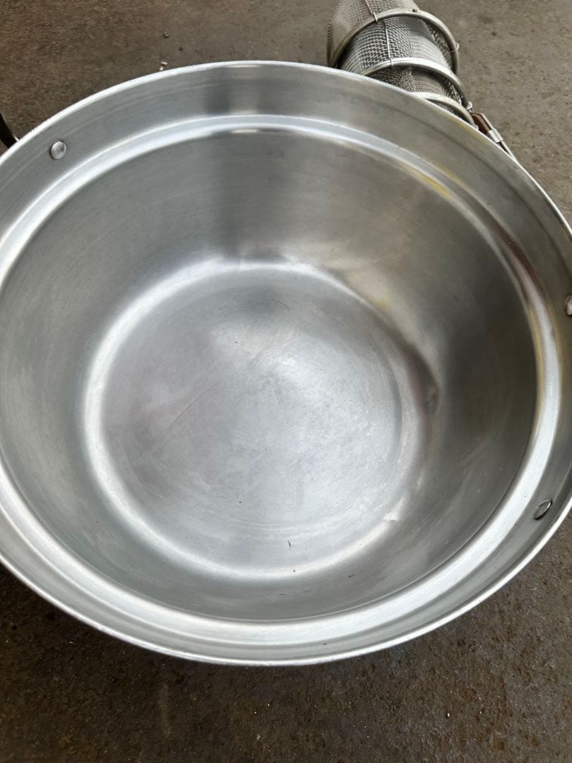 ラーメン　うどん　ソバ　麺茹で　デポ4個　大型鍋直径40センチセット