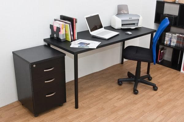 《新品・送料無料》フリーテーブル　150×60　BK/WH