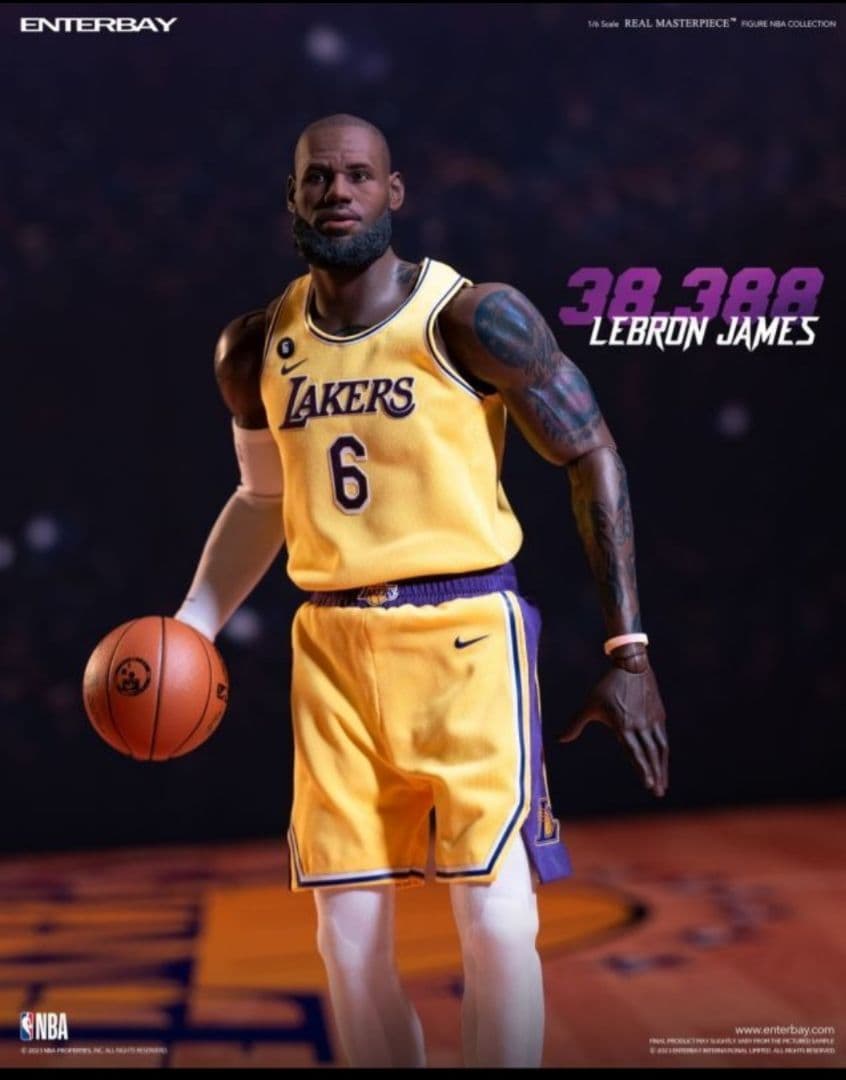 新品未使用　エンターベイ　1/6　レブロン・ジェームズ