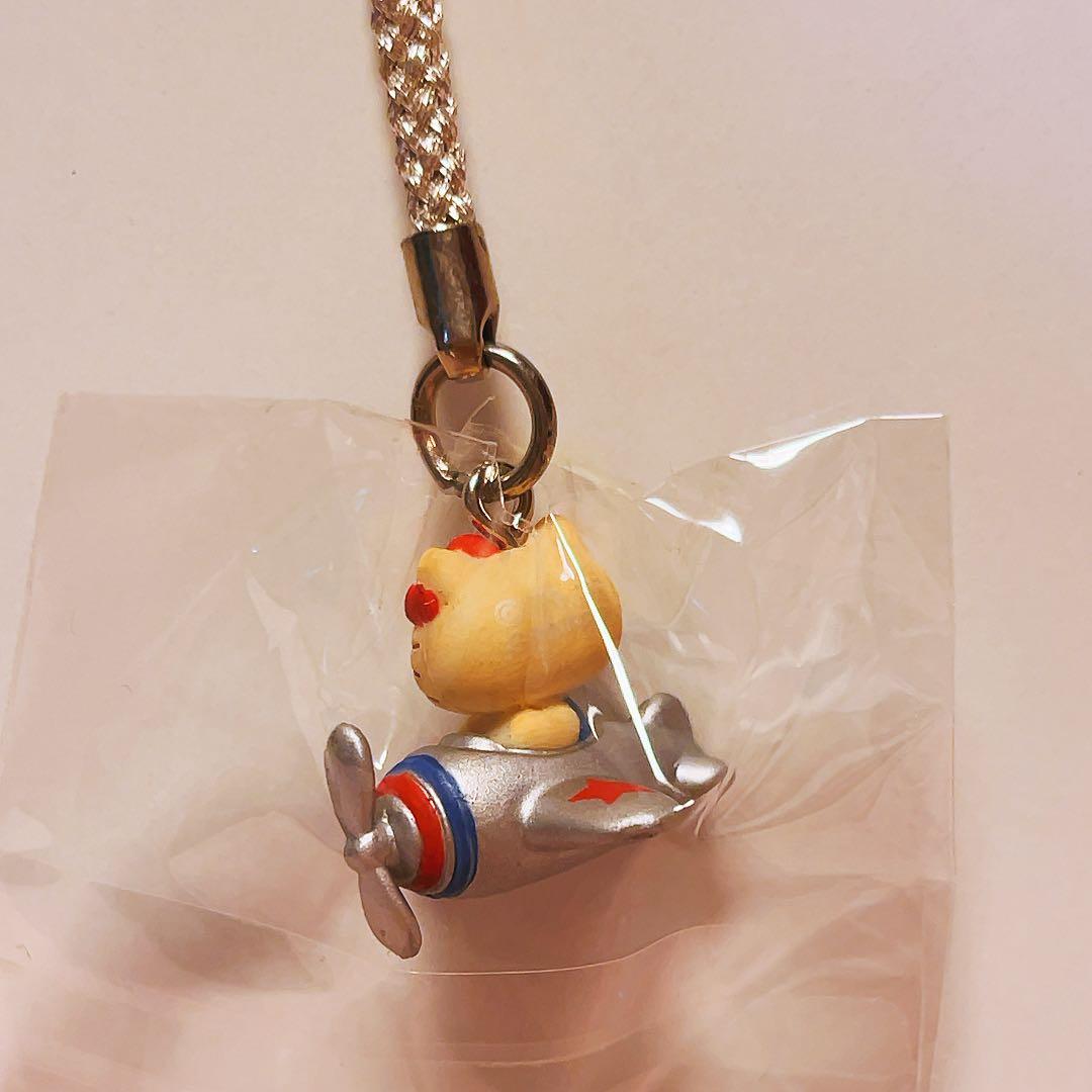 希少レア ハローキティ ミミィ 根付け ネツケ 2002年製 ヒコーキ