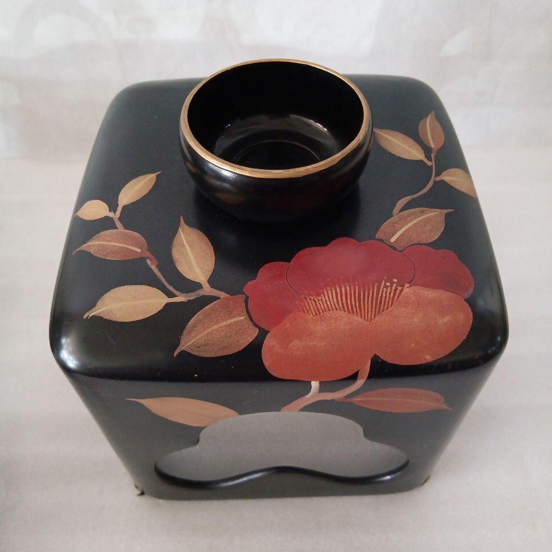 漆塗り　屠蘇器セット　天然木