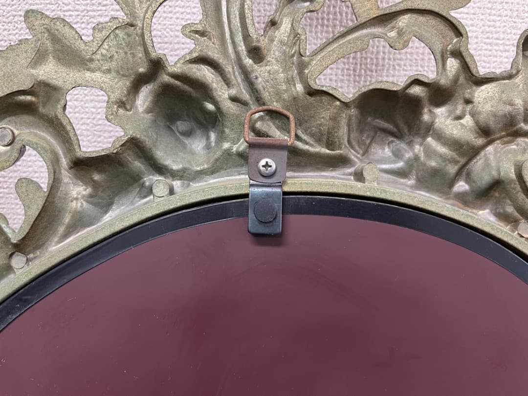 ミエミラー　ヨーロピアン　ヴィンテージ　壁掛けミラー　鏡　美容室　f806