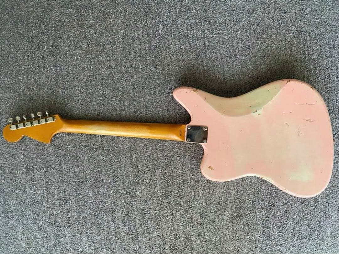 fenderJapanJAGUAR フジゲン シェルピンク M/HレリックMOD - メルカリ