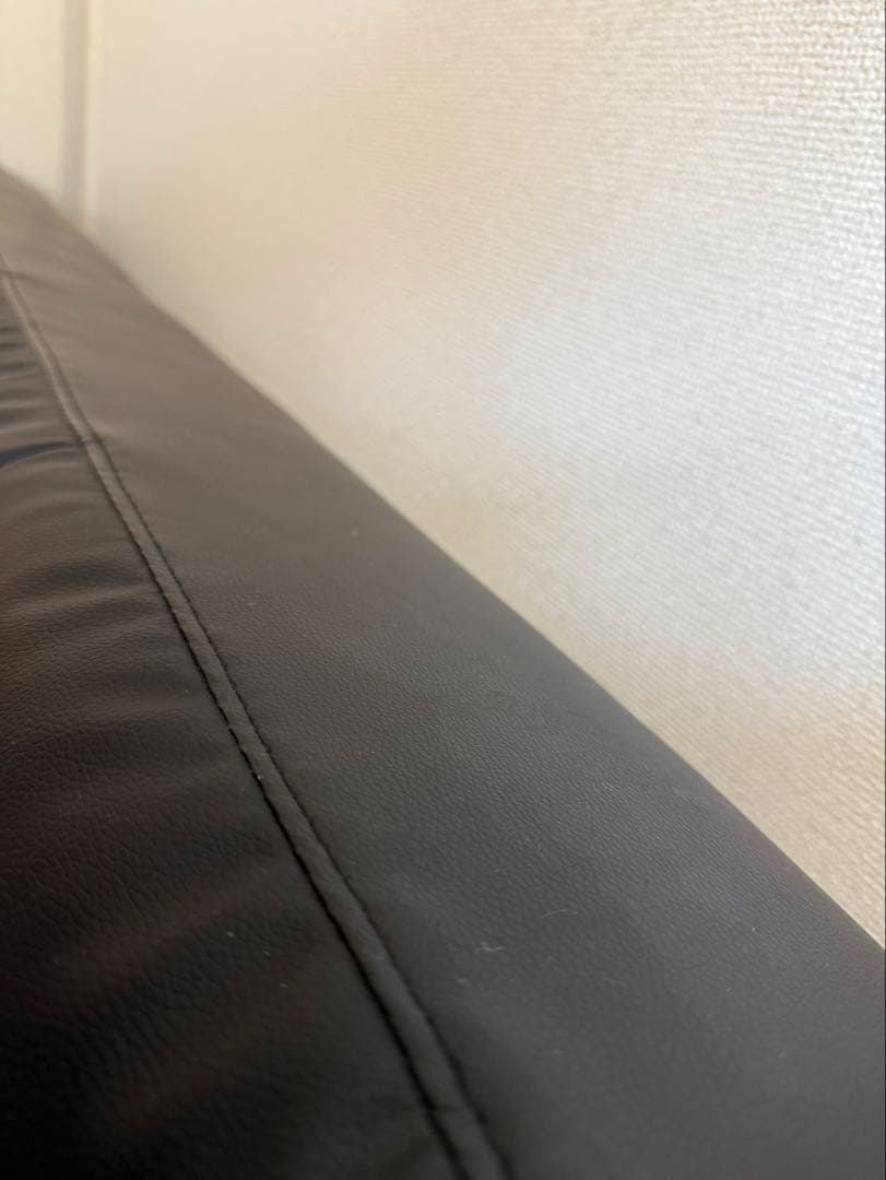 ニトリ ソファベッド Nシールド マークスAM BK 合皮