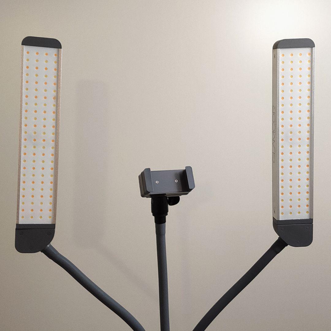 グラムコール Glamcor LEDライト 2017・英語解説・調光色合い変更可