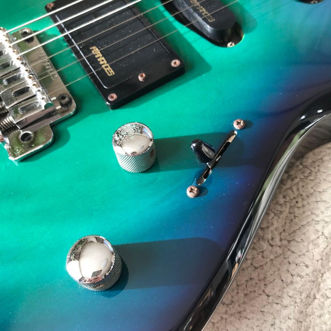 売り切り！FERNANDES エレキギター グラデーションブルー